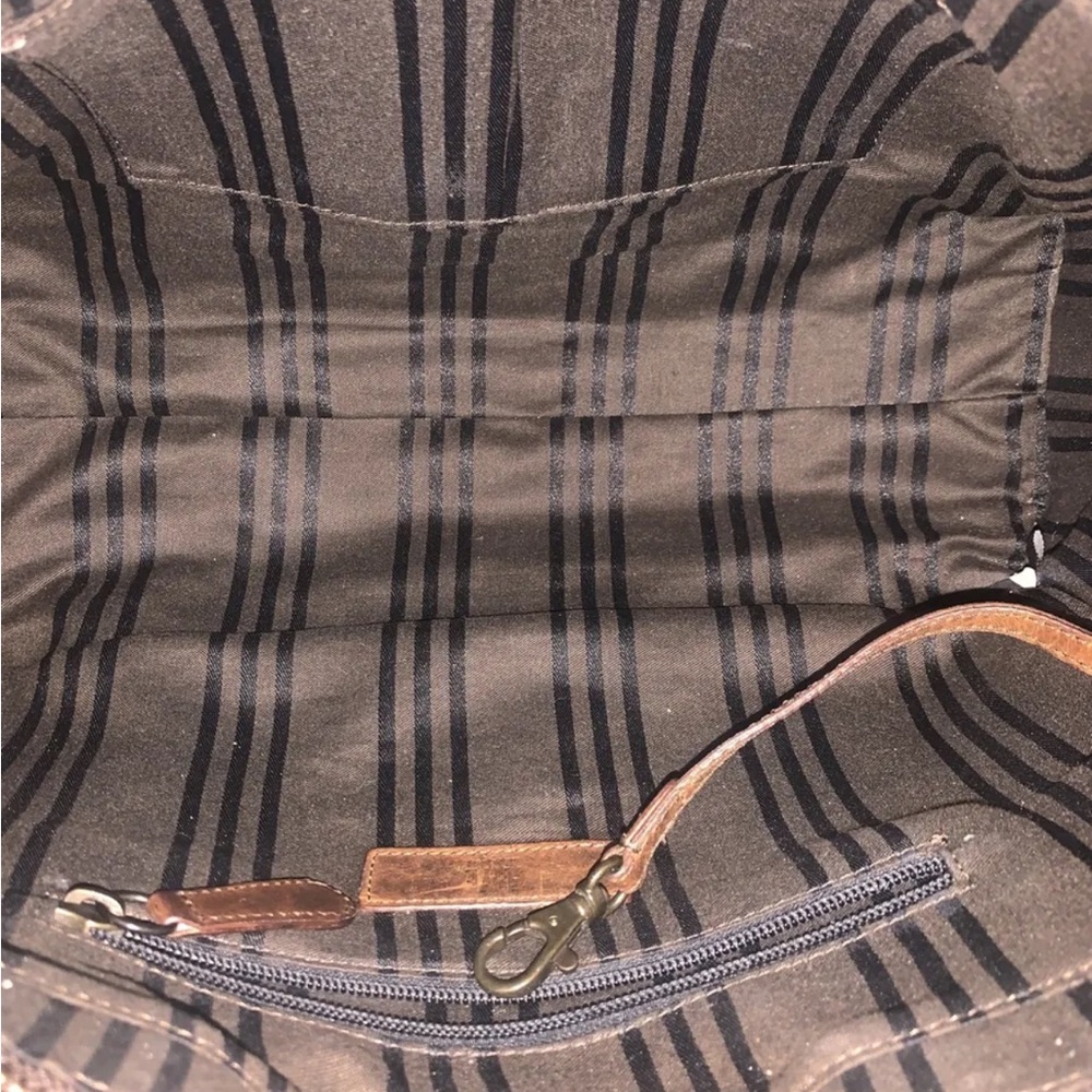 🤎🧡Frye Melissa Satchel Crossbody Bag Distressed Leather-Cognac-$388 - Picture 12 of 14